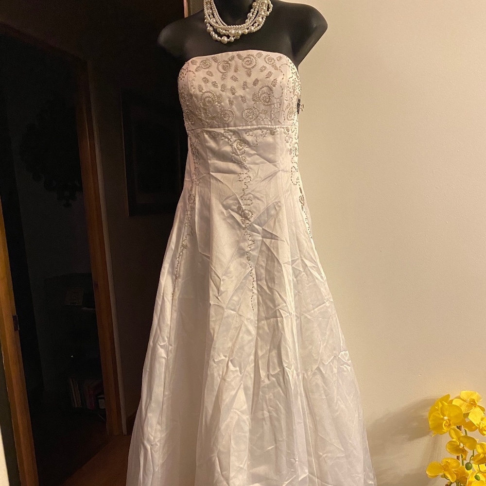 Faviana White Dress